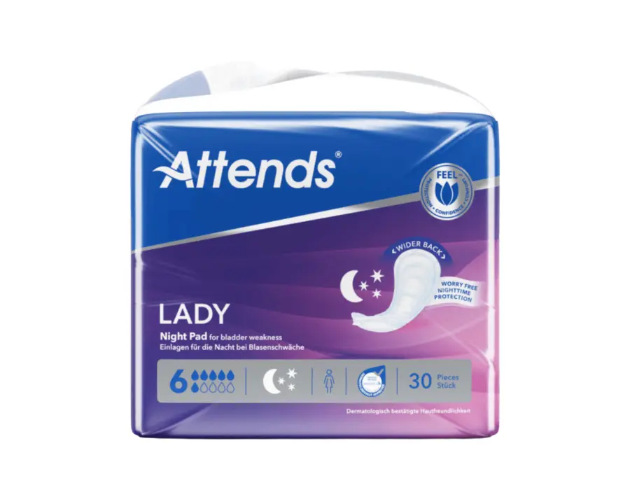 14802-vlozky absorpcni attends lady night pad 6 30ks 14802-vlozky absorpcni attends lady night pad 6 30ks